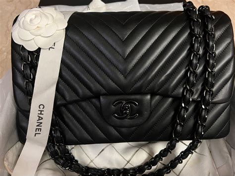 chanel so black jumbo replica|chanel bucket bag dupe.